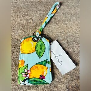 Vera Bradley Lemon Citrus Floral Luggage Tag NWT
